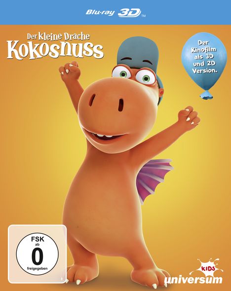Der kleine Drache Kokosnuss (3D Blu-ray), Blu-ray Disc
