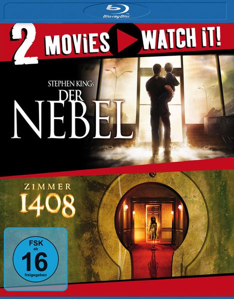 Der Nebel / Zimmer 1408 (Blu-ray), 2 Blu-ray Discs