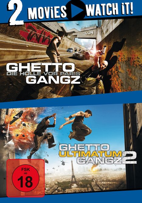 Ghetto Gangz 1 &amp; 2, 2 DVDs