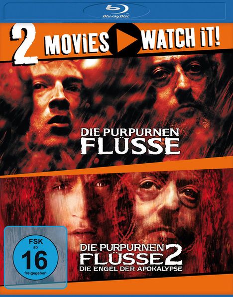 Die purpurnen Flüsse 1 &amp; 2 (Blu-ray), 2 Blu-ray Discs