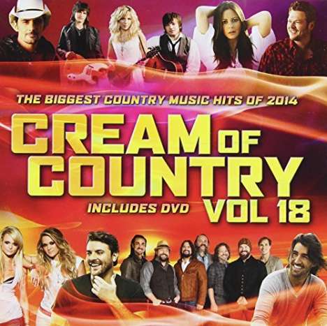 Cream Of Country Vol.18, 1 CD und 1 DVD