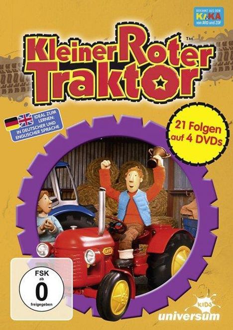 Kleiner roter Traktor Box 3, 4 DVDs