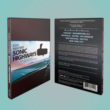 Foo Fighters: Sonic Highways, 3 Blu-ray Discs
