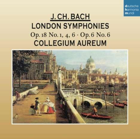 Johann Christian Bach (1735-1782): Symphonien op.18 Nr.1,4,6, CD