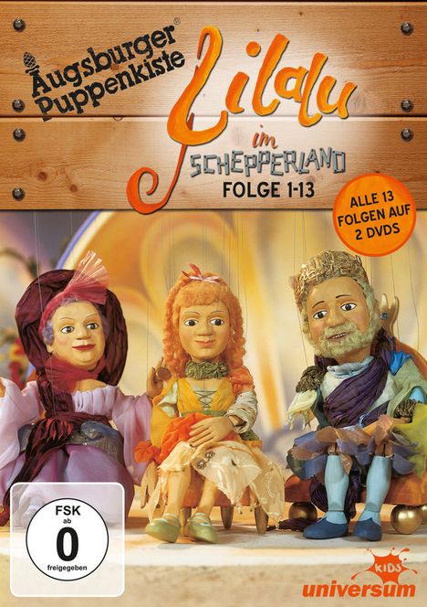 Augsburger Puppenkiste: Lilalu im Schepperland (Komplette Serie), 3 DVDs