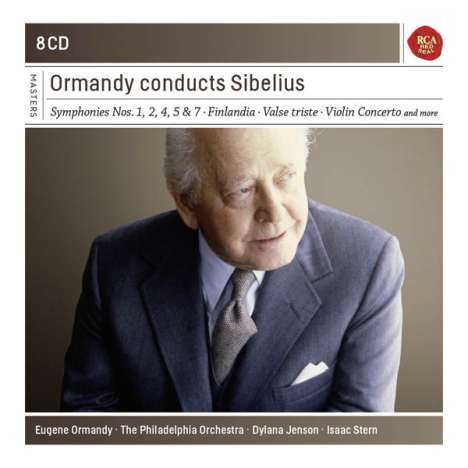 Jean Sibelius (1865-1957): Eugene Ormandy conducts Sibelius, 8 CDs