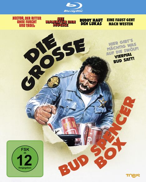 Die grosse Bud Spencer-Box (Blu-ray), 4 Blu-ray Discs