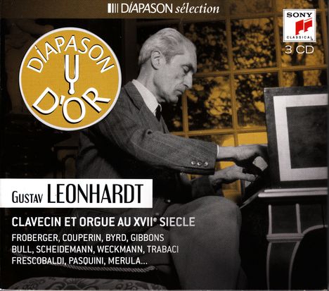 Gustav Leonhardt, Cembalo &amp; Orgel, 3 CDs
