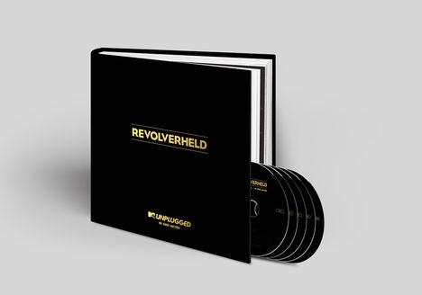 Revolverheld: MTV Unplugged in drei Akten (Limited Premium Edition), 2 CDs, 2 DVDs, 1 Blu-ray Disc und 1 Buch