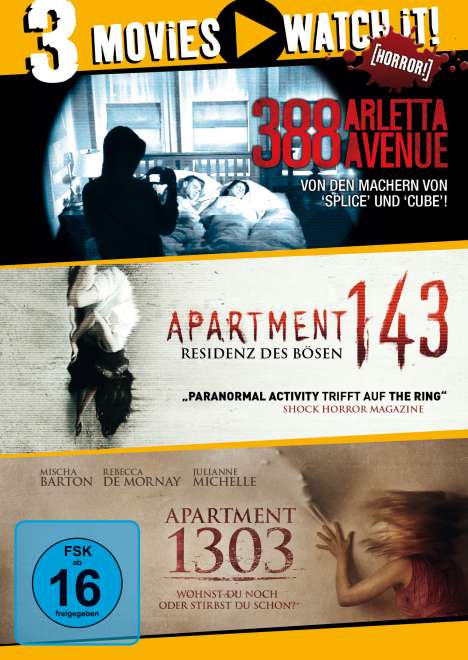 388 Arletta Avenue / Apartment 143 / Apartment 1303, 3 DVDs