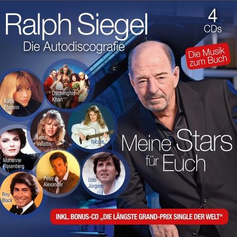 Ralph Siegel - Die Autodiscografie: Meine Stars für Euch, 4 CDs