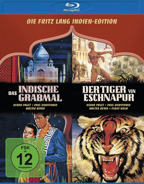 Die Fritz Lang Indien-Edition: Das indische Grabmal / Der Tiger von Eschnapur (Blu-ray), 2 Blu-ray Discs
