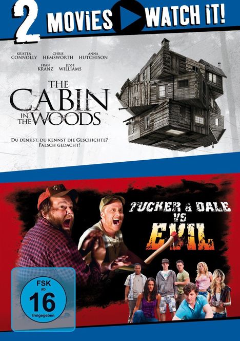 The Cabin in the Woods / Tucker &amp; Dale vs. Evil, 2 DVDs