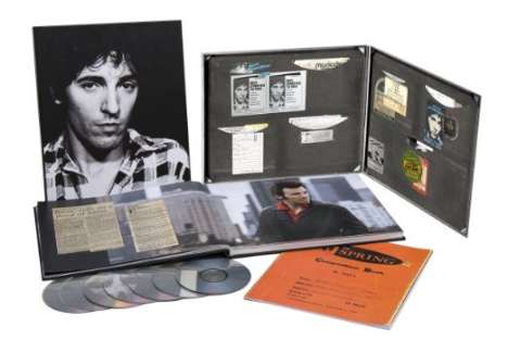 Bruce Springsteen: The Ties That Bind: The River Collection (Boxset), 4 CDs, 3 DVDs und 1 Buch