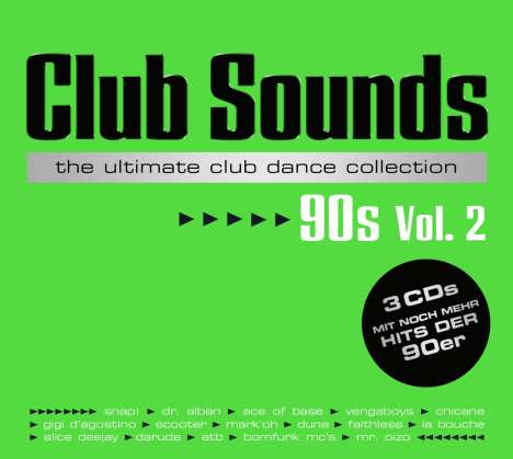Club Sounds 90s Vol. 2, 3 CDs