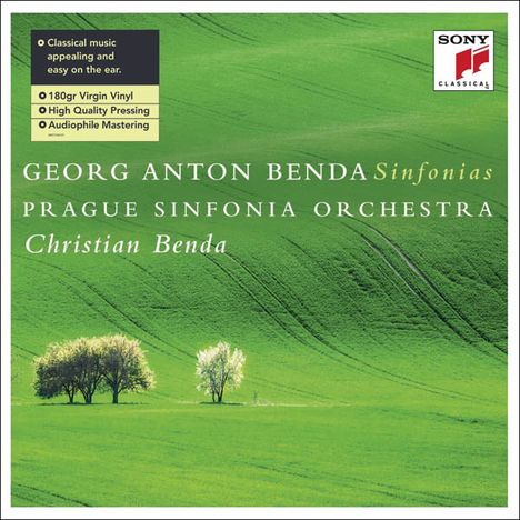 Georg Anton Benda (1722-1795): Symphonien Nr.2,3,5,7,8,10 (180g), LP