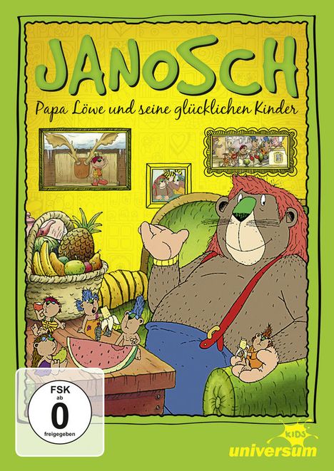 Janosch - Papa Löwe und seine glücklichen Kinder, DVD