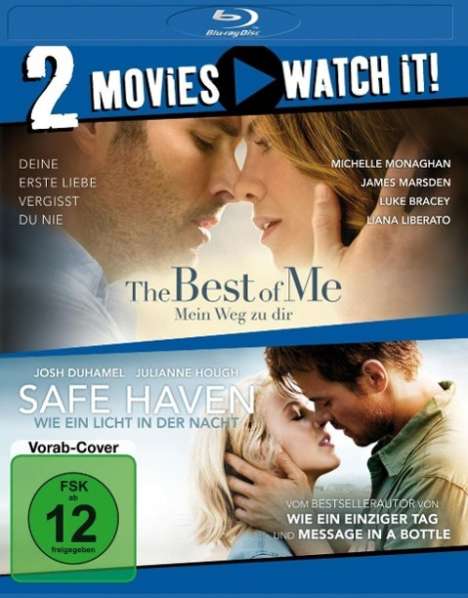 The Best of Me / Safe Haven (Blu-ray), 2 Blu-ray Discs