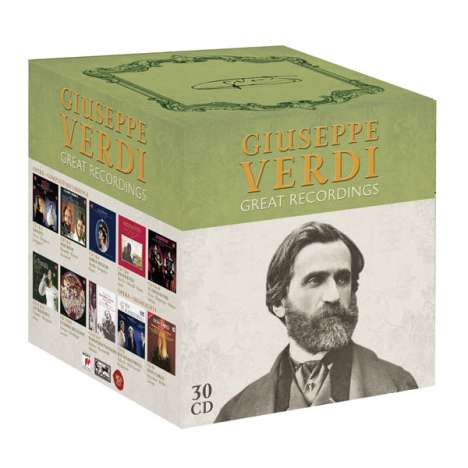 Giuseppe Verdi (1813-1901): Great Recordings, 30 CDs