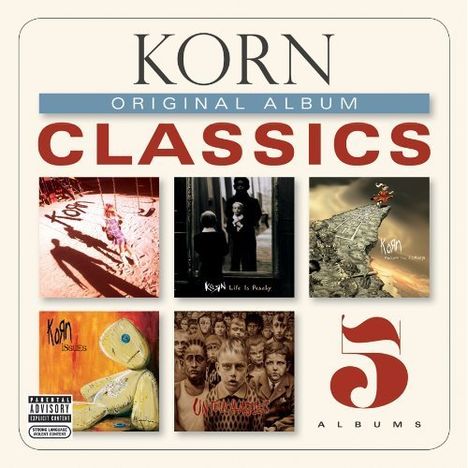 Korn: Original Album Classics (Explicit), 5 CDs