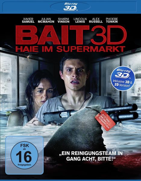 Bait - Haie im Supermarkt (2D &amp; 3D Blu-ray), Blu-ray Disc