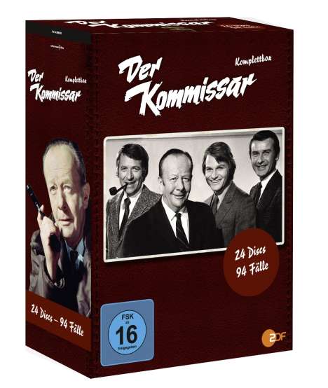 Der Kommissar (Komplette Serie), 24 DVDs