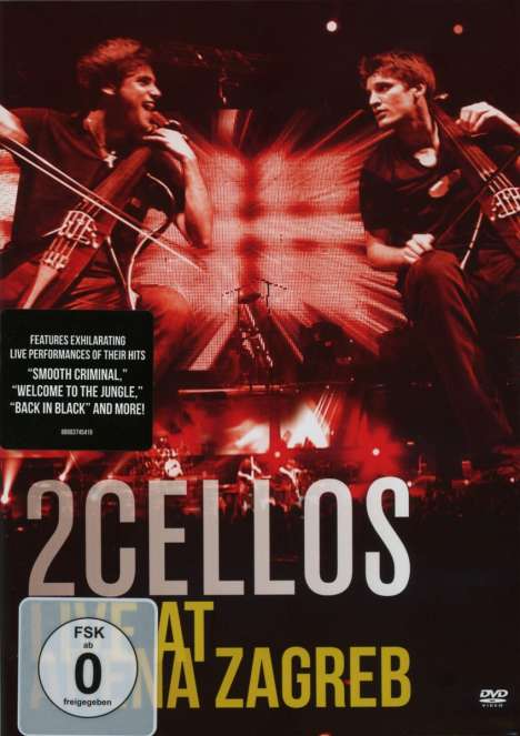 2 Cellos - Live at Arena Zagreb, DVD
