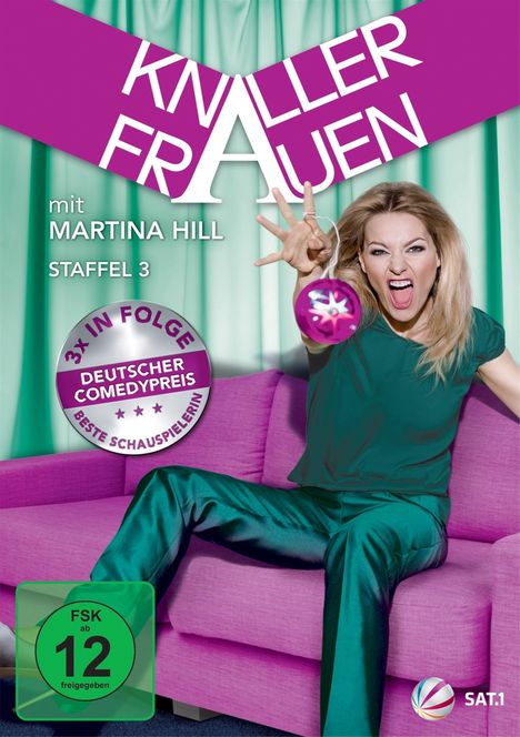 Knallerfrauen Staffel 3, 2 DVDs