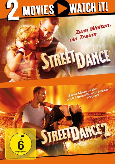 Street Dance 1 &amp; 2, 2 DVDs