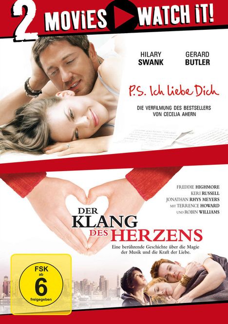 P.S. Ich liebe Dich / Der Klang des Herzens, 2 DVDs