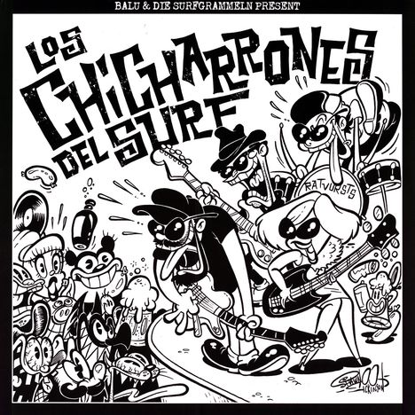 Balu &amp; Die Surfgrammeln: Los Chicharrones Del Surf, Single 10"