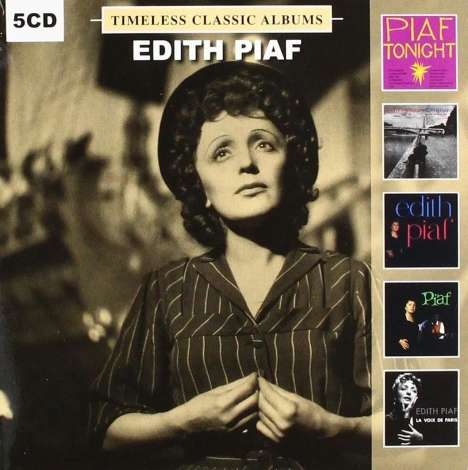 Edith Piaf (1915-1963): Timeless Classic Albums, 5 CDs