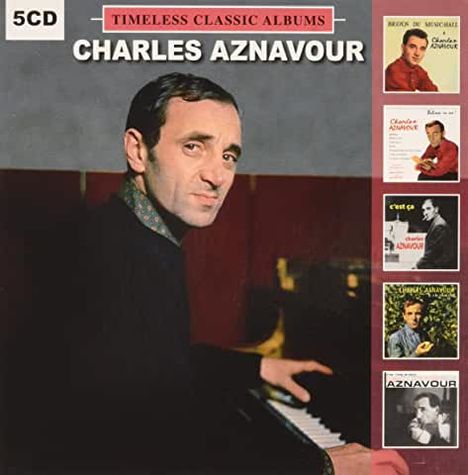 Charles Aznavour (1924-2018): Timeless Classic Albums, 5 CDs