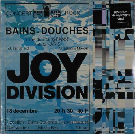 Joy Division: Live At Les Bains Douches, Paris December 18, 1979 (180g), LP