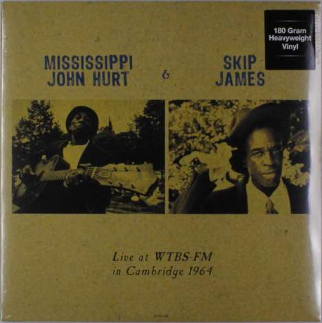 Mississippi John Hurt: Live At Wtbs-Fm In Cambridge, Ma October 1964 (180g), LP