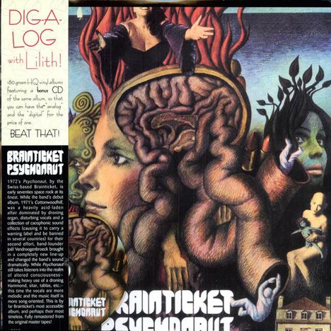 Brainticket: Psychonaut (180g HQ-Vinyl), 1 LP und 1 CD