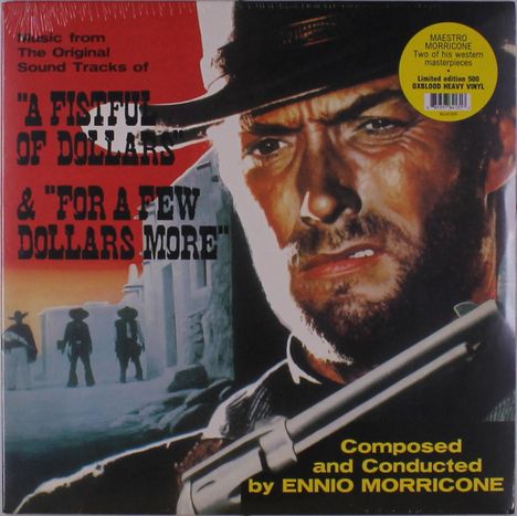 Ennio Morricone (1928-2020): Filmmusik: Fistful Of Dollars / For A Few Dollars More, LP