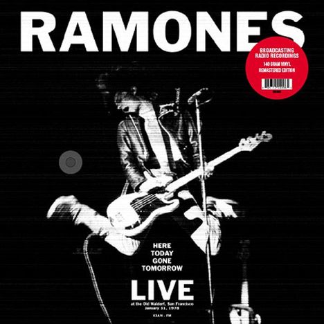 Ramones: Here Today Gone Tomorrow (Live), CD