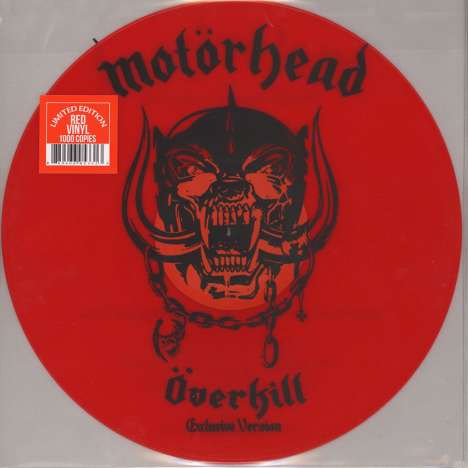 Motörhead: Overkill (remastered) (Limited-Edition) (Colored Vinyl) (2 Farbvarianten, Lieferung erfolgt nach Zufallsprinzip), LP