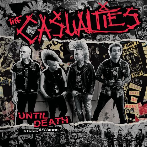 The Casualties: Until Death - Studio Sessions (Limited Edition) (Red Vinyl), LP