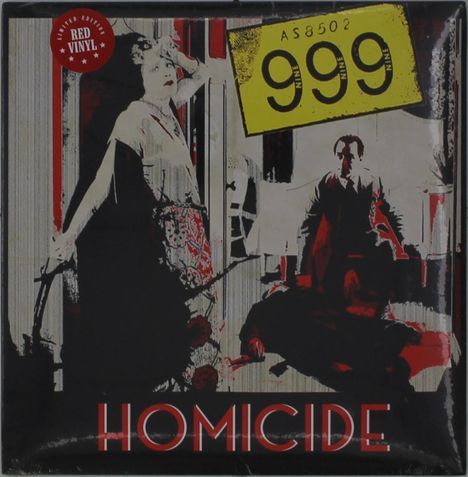 999: Homicide (Limited Edition) (Red Vinyl), Single 7"
