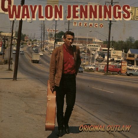 Waylon Jennings &amp; Buddy Holly: Original Outlaw (Limited Edition) (Red, White &amp; Blue Vinyl), LP