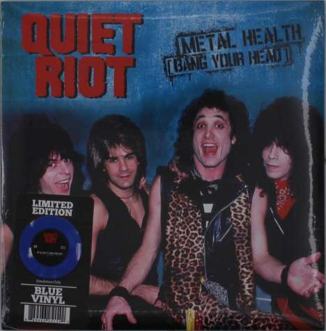 Quiet Riot: Metal Health (Bang Your Head) (Limited Edition) (Blue Vinyl), Single 7"