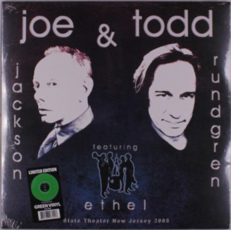 Joe Jackson &amp; Todd Rundgren: State Theater New Jersey 2005 (Limited Edition) (Green Vinyl), 3 LPs