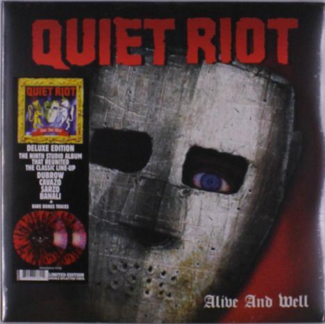 Quiet Riot: Alive And Well (Limited Deluxe Edition) (Red/Black Splatter Vinyl), 2 LPs