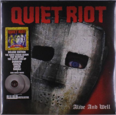 Quiet Riot: Alive And Well (Limited Deluxe Edition) (Silver Vinyl), 2 LPs