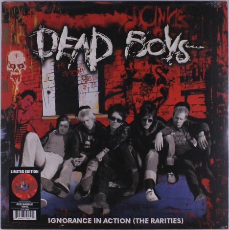 Dead Boys: Ignorance In Action (The Rarities) (Limited Edition) (Red Marbled Vinyl), LP