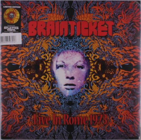Brainticket: Live In Rome 1973 (Limited Edition) (Splatter Vinyl), LP