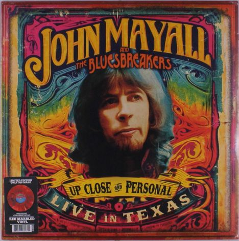 John Mayall &amp; The Bluesbreakers: Up Close And Personal: Live In Texas (Limited Edition) (Red Marbled Vinyl), LP