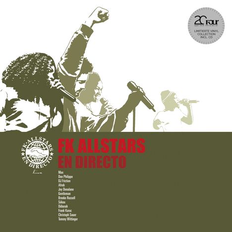 Freundeskreis: FK Allstars En Directo - Live (Limited-Edition), 3 LPs und 2 CDs